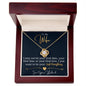 To My Wife, I Want To Be Your Everything -Love Knot Necklace