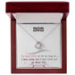 To My Mom, I Loved You My Whole Life -Love Knot Necklace