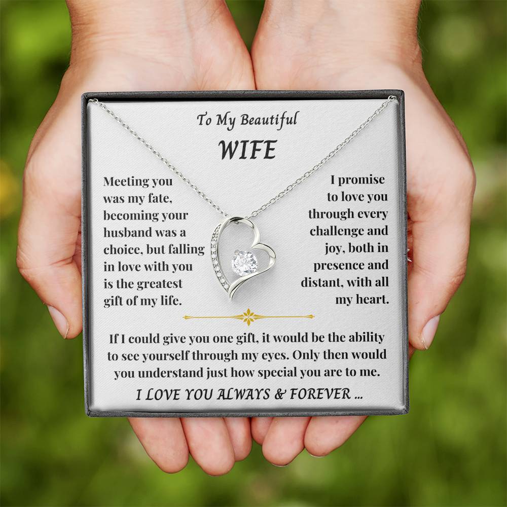 To My Wife - Forever Love Necklace