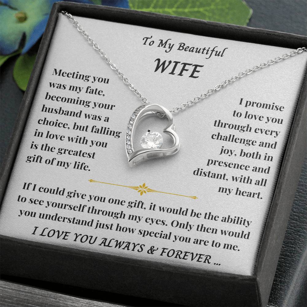 To My Wife - Forever Love Necklace