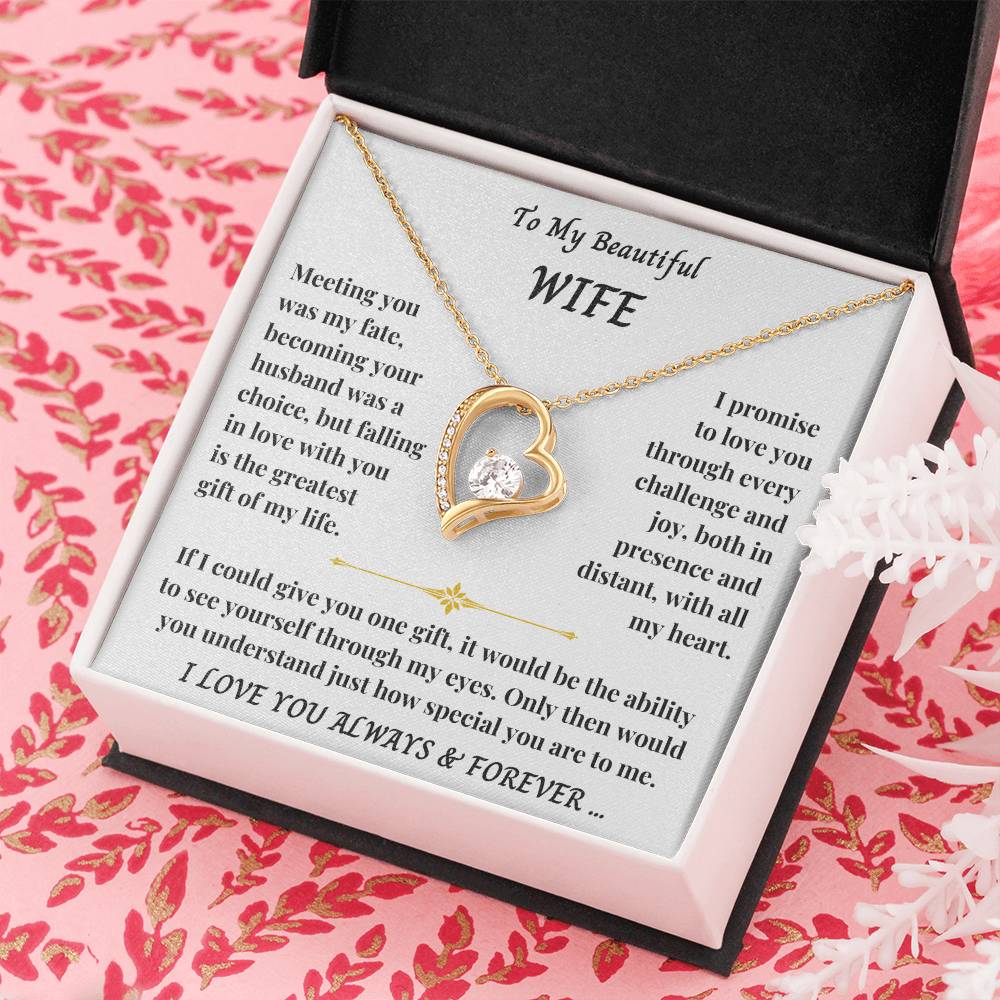 To My Wife - Forever Love Necklace